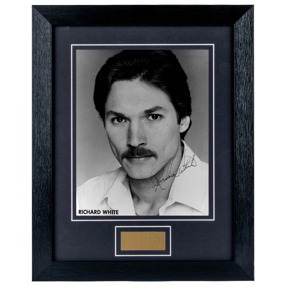 Richard White Personally Signed Beauty and the Beast 8 x 10 Photograph Framed