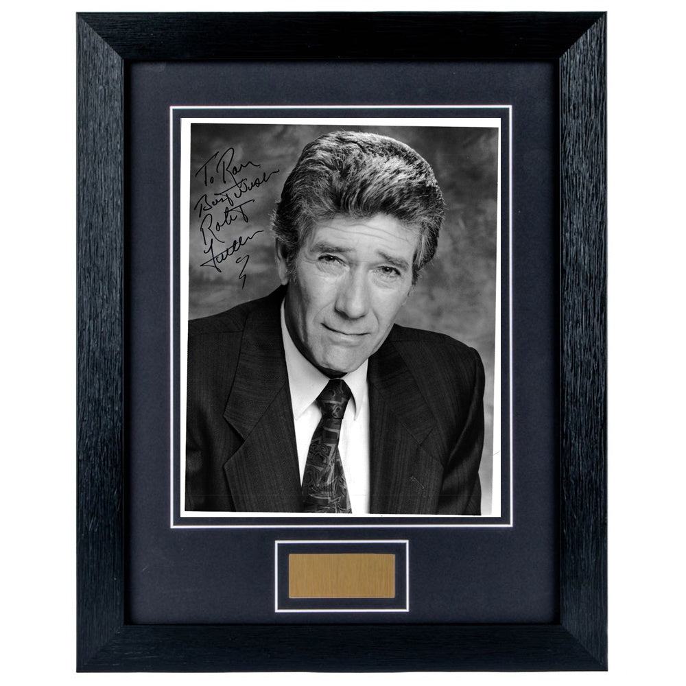 Robert Fuller Personally Signed Personalised portrait 8 x 10 Photograph Framed