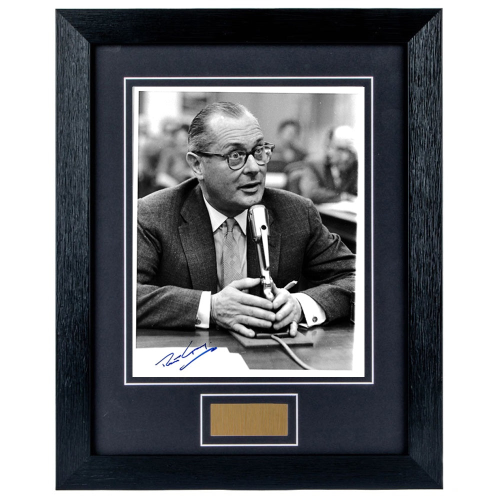 Robert Montgomery Personally Signed Portrait of Testifying 1960 8 x 10 Photograph Framed
