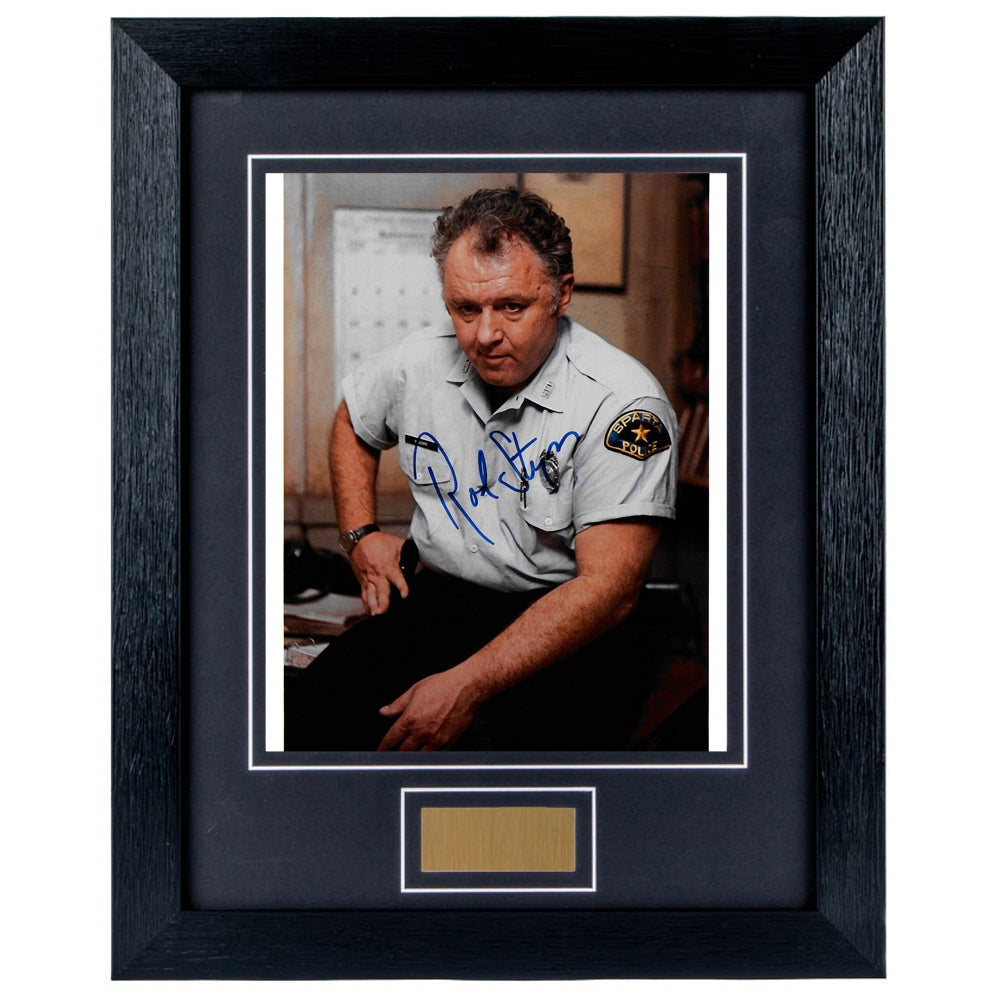 Rod Steiger Personally Signed In The Heat of The Night 8 x 10 Photograph Framed