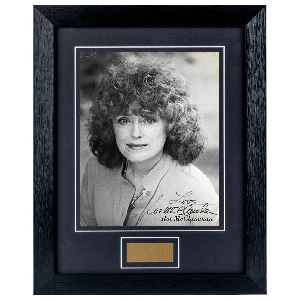 Rue McClanahan Personally Signed Portrait 8 x 10 Photograph Framed