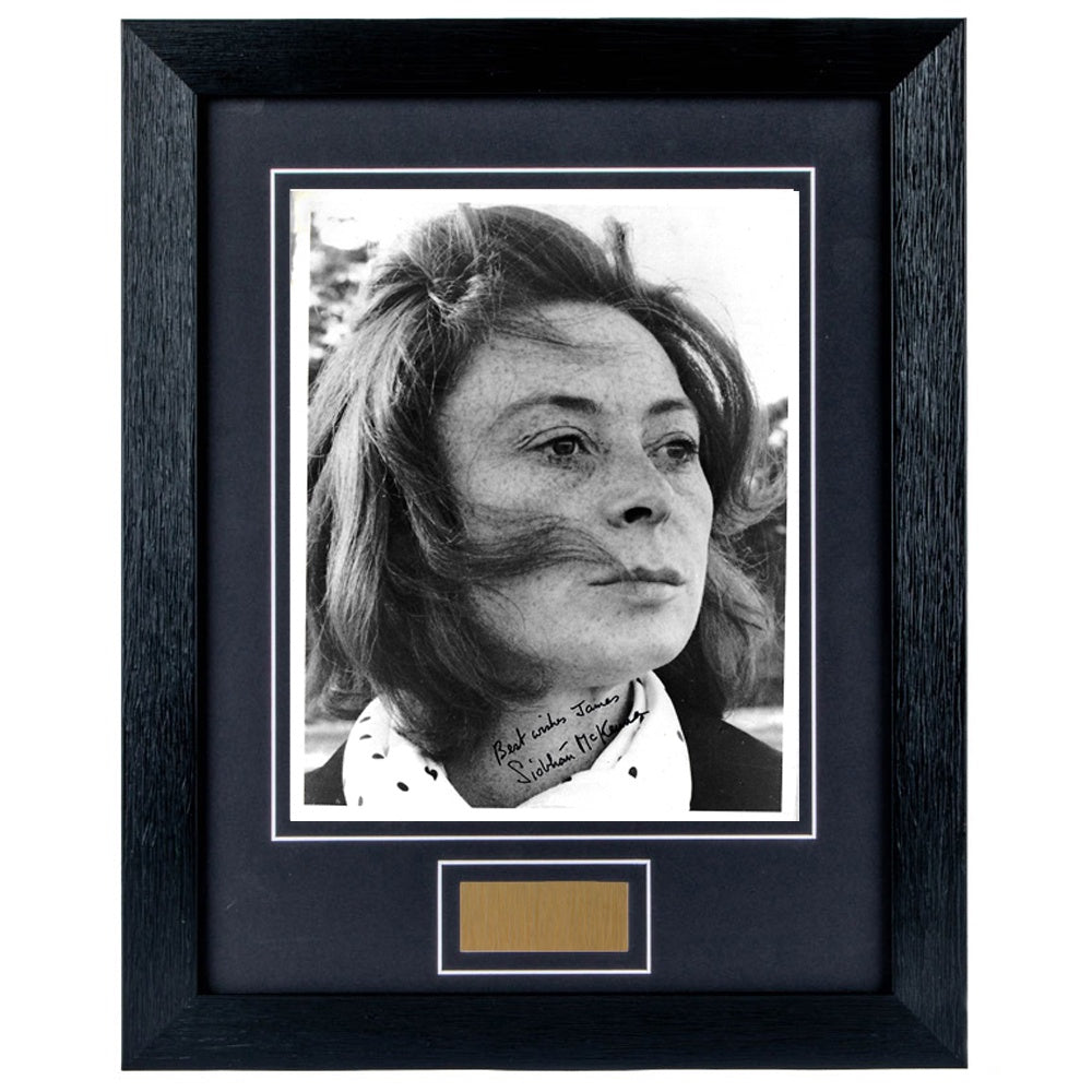 Siobhan McKenna Personally Signed Personalised Portrait 8 x 10 Photograph Framed