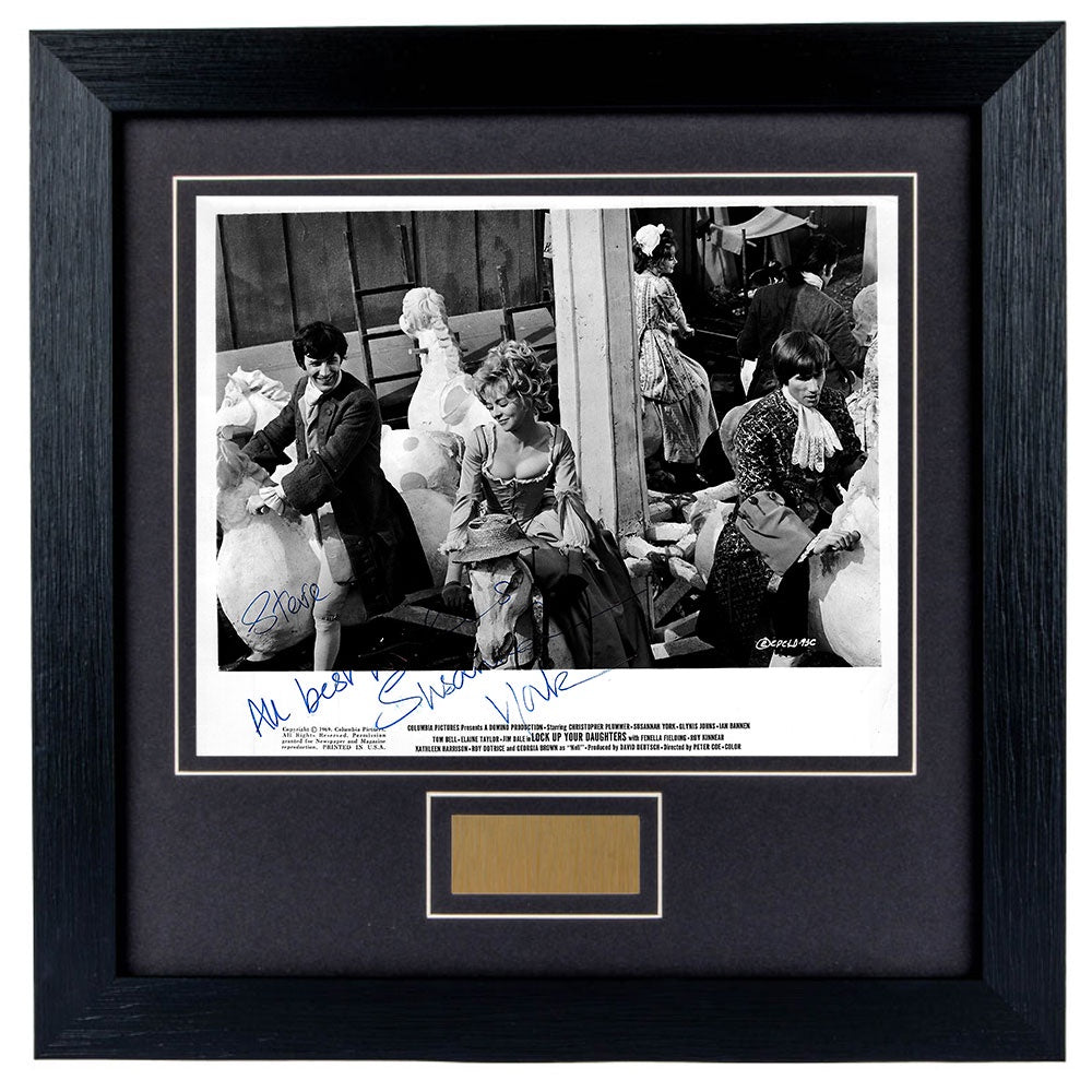 Susannah York Personally Signed Lock Up Your Daughters 8 x 10 Photograph Framed