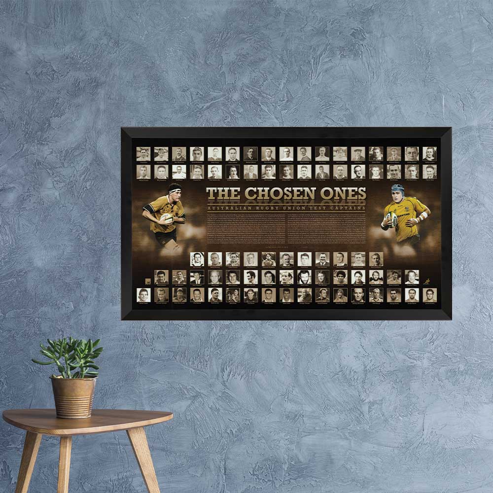 Wallabies "The Chosen Ones" Print Framed