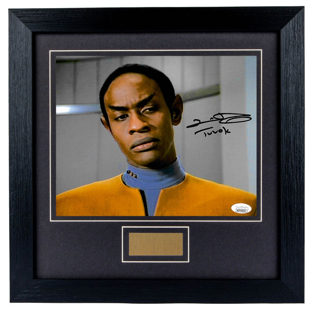 Tim Russ Personally Signed Star Trek Voyager 8 x 10 Photograph Framed