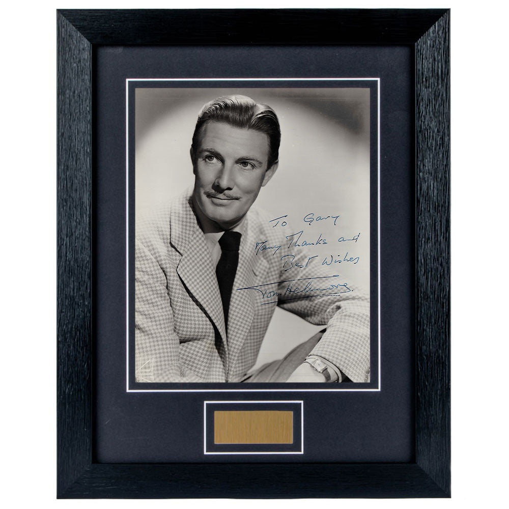 Tom Helmore Personally Signed Personalised Portrait 8 x 10 Photograph Framed