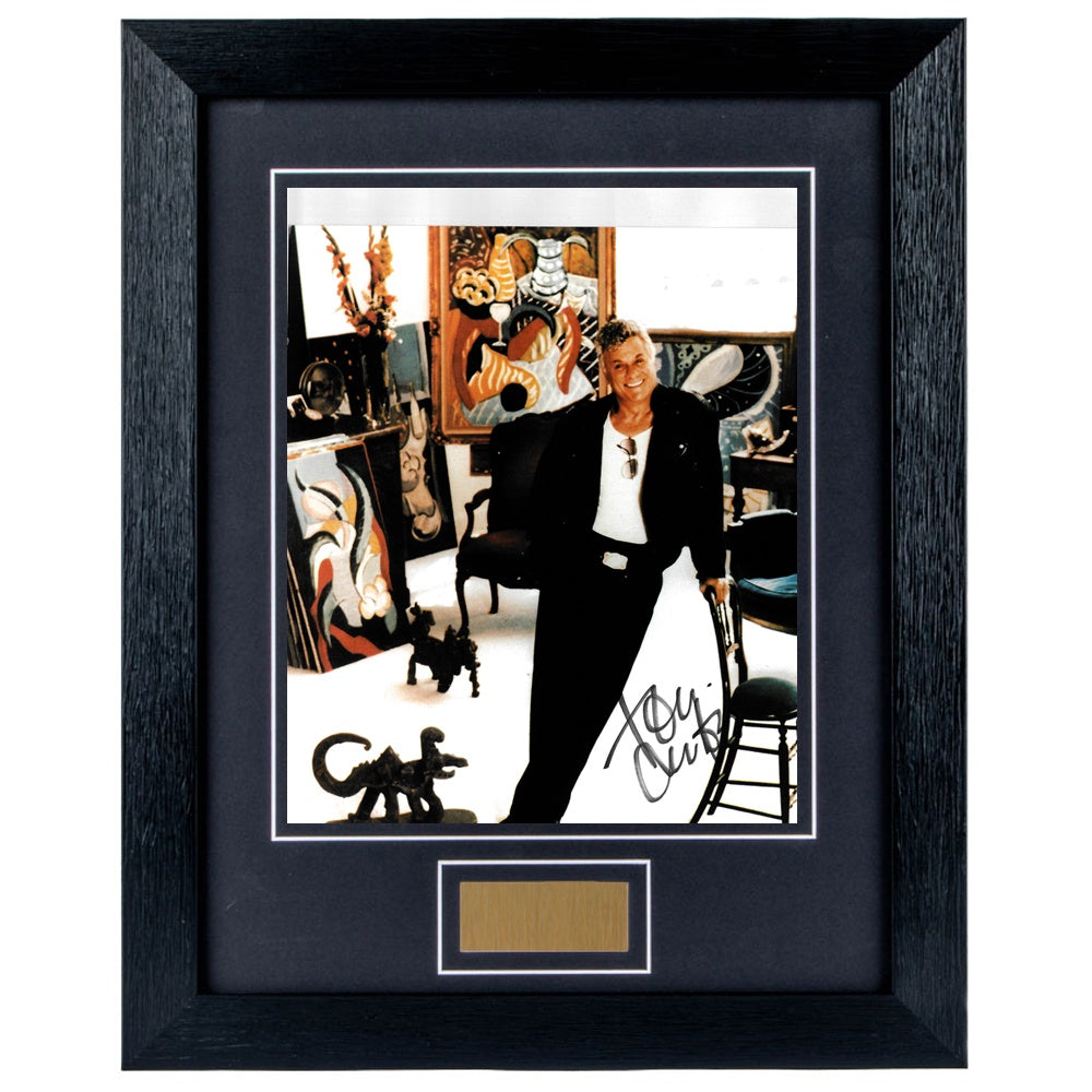 Tony Curtis Personally Signed Portrait 8 x 10 Photograph Framed