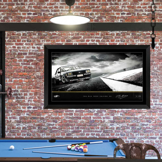 Tru-Blu Ford Falcon XD Dick Johnson Racing Signed Limited Edition Framed