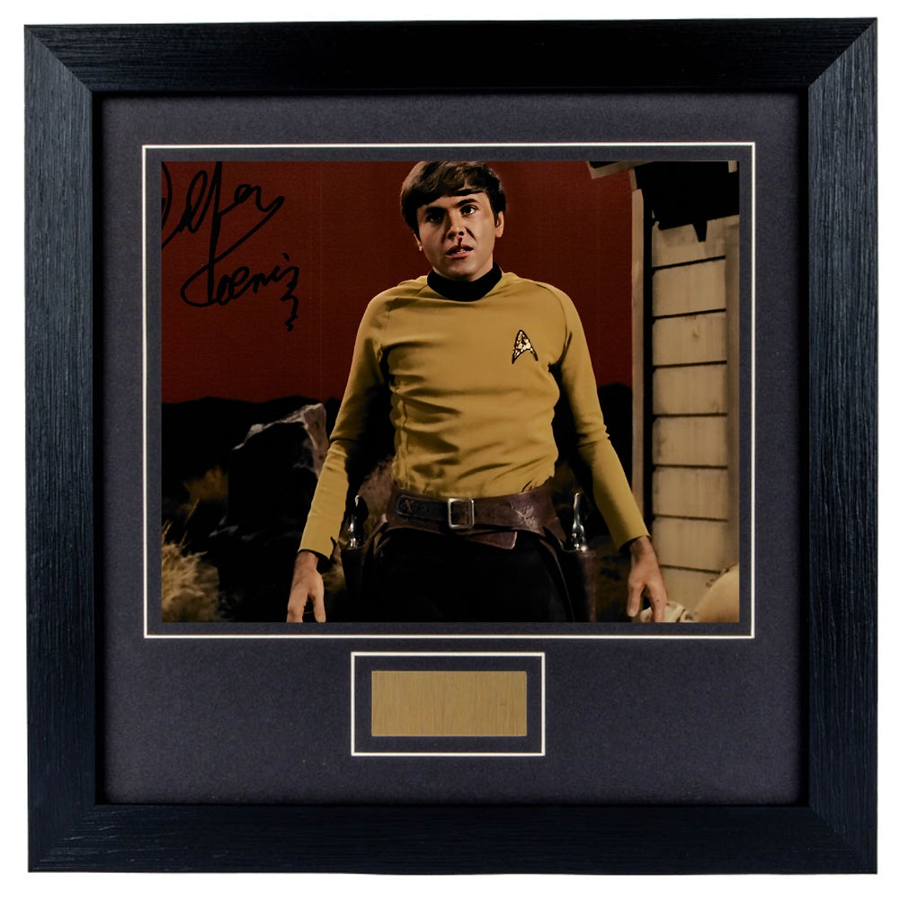 Walter Koenig Personally Signed Star Trek V6 8 x 10 Photograph Framed