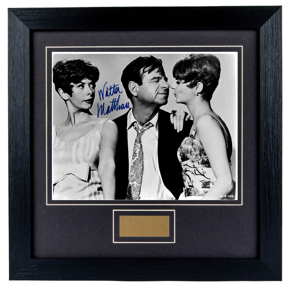 Walter Matthau Personally Signed The Odd Couple 8 x 10 Photograph Framed