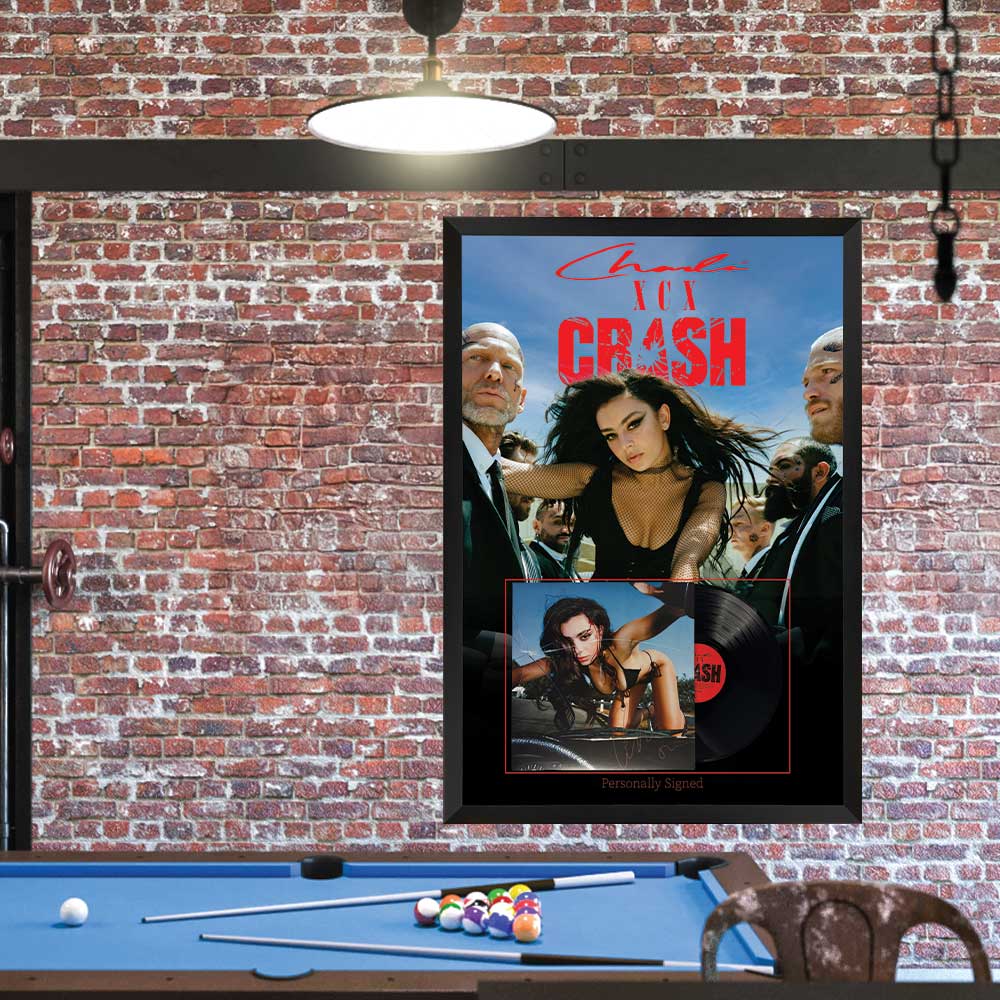 Charli XCX Crash Signed Album Display Framed