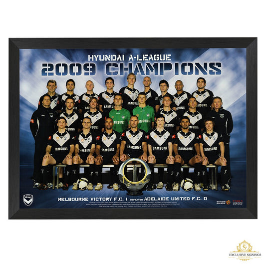 2009 Champions Melbourne Victory Framed