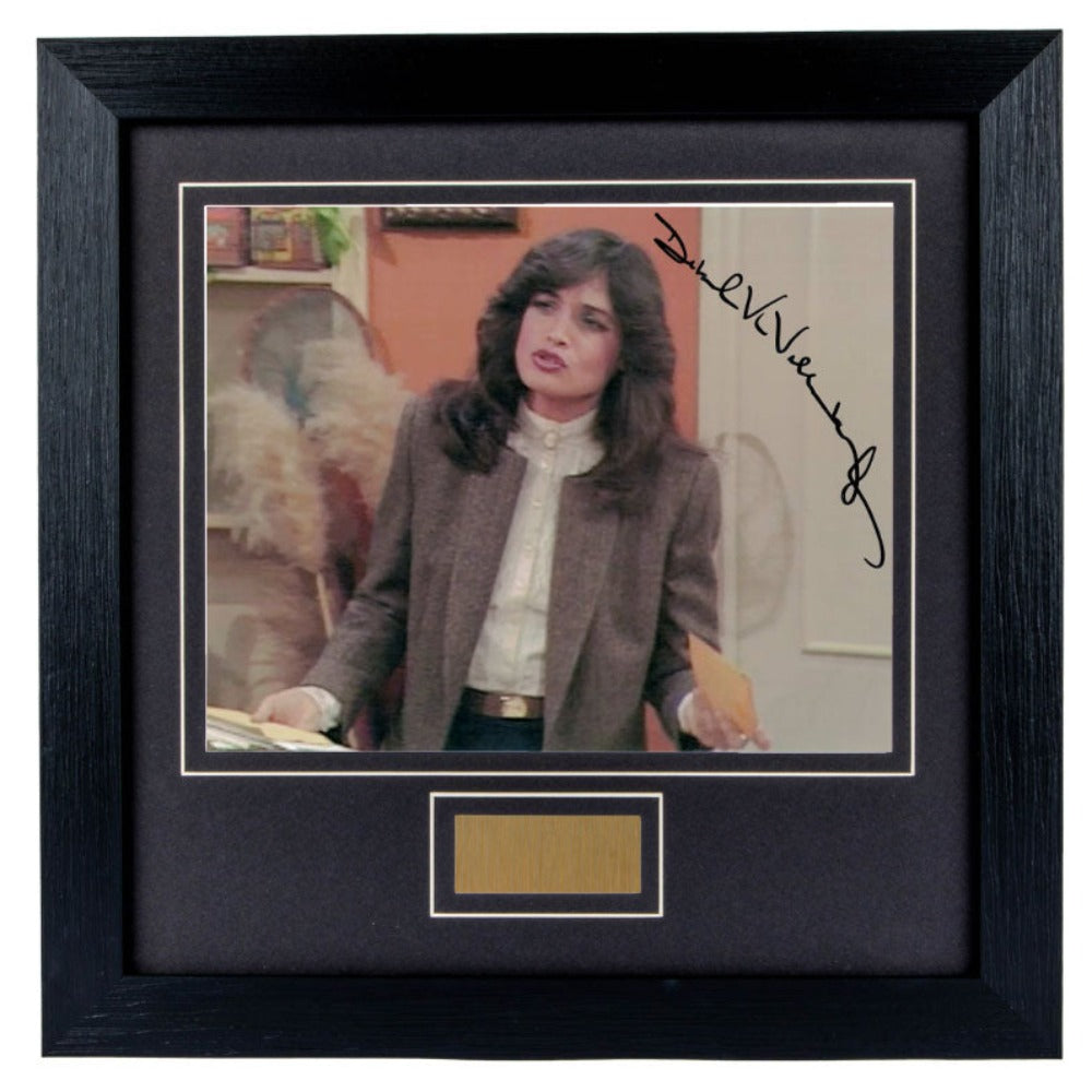 Deborah Van Valkenburgh Too Close For Comfort Signed Framed Photo