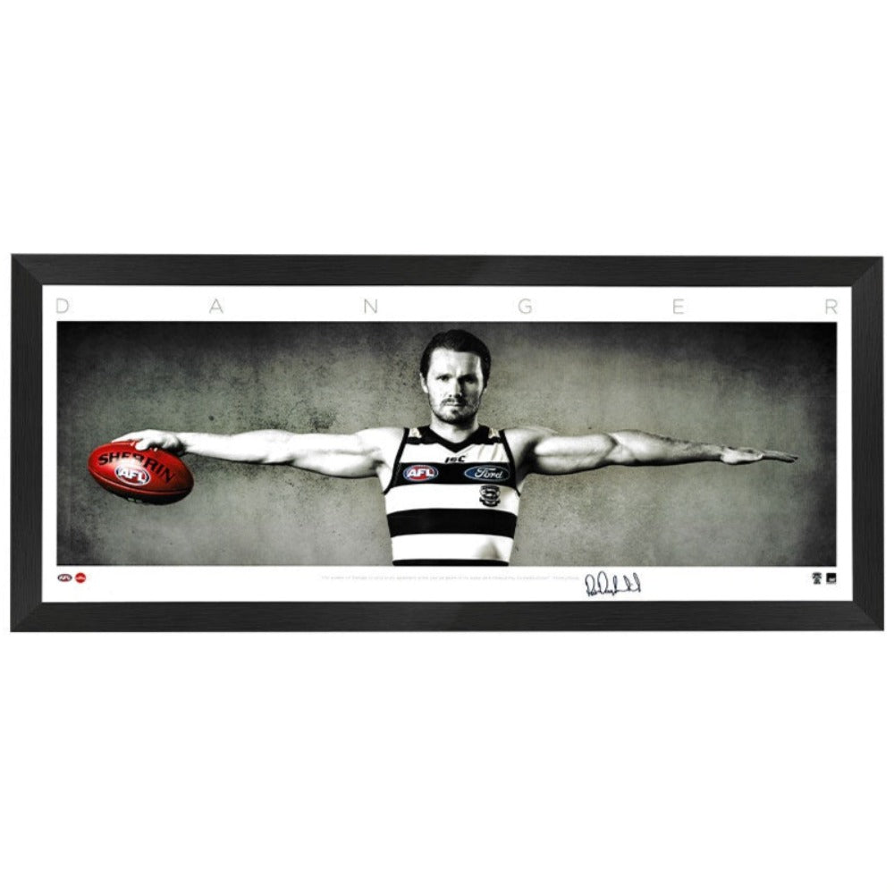 Geelong Cats Patrick Dangerfield Framed Mini Wings Framed