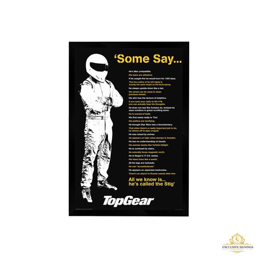 Top Gear The Stig Poster Frames