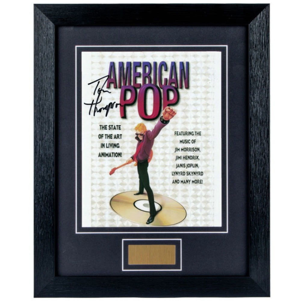 Ron Thompson American Pop Signed Framed Photo 03