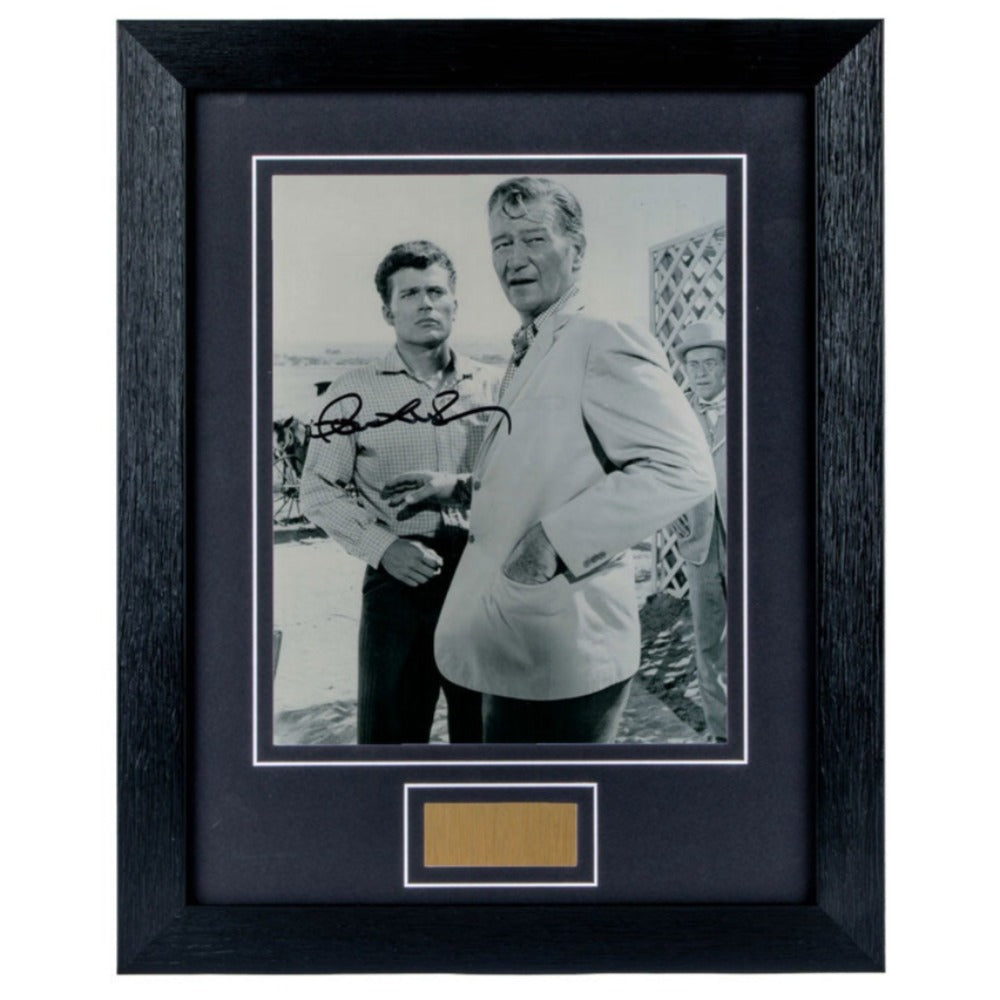 Patrick Wayne Signed Framed Photo
