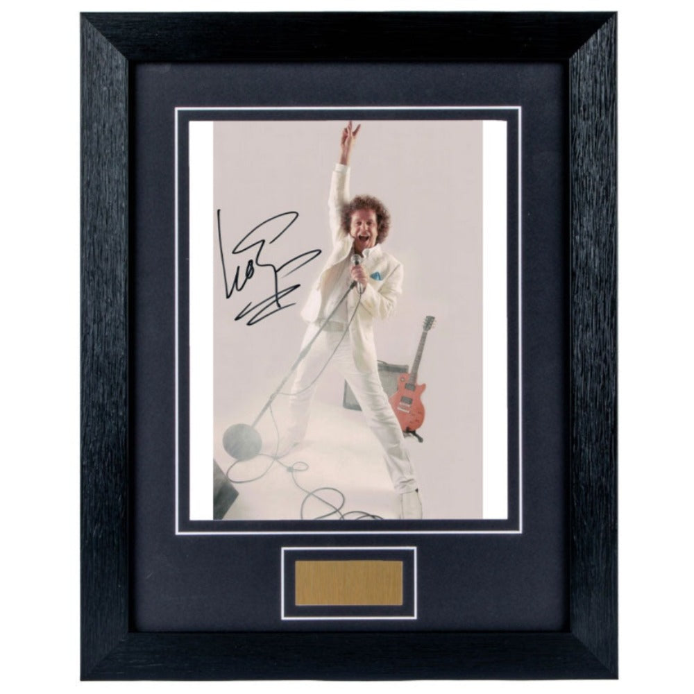 Leo Sayer Signed Framed Photo