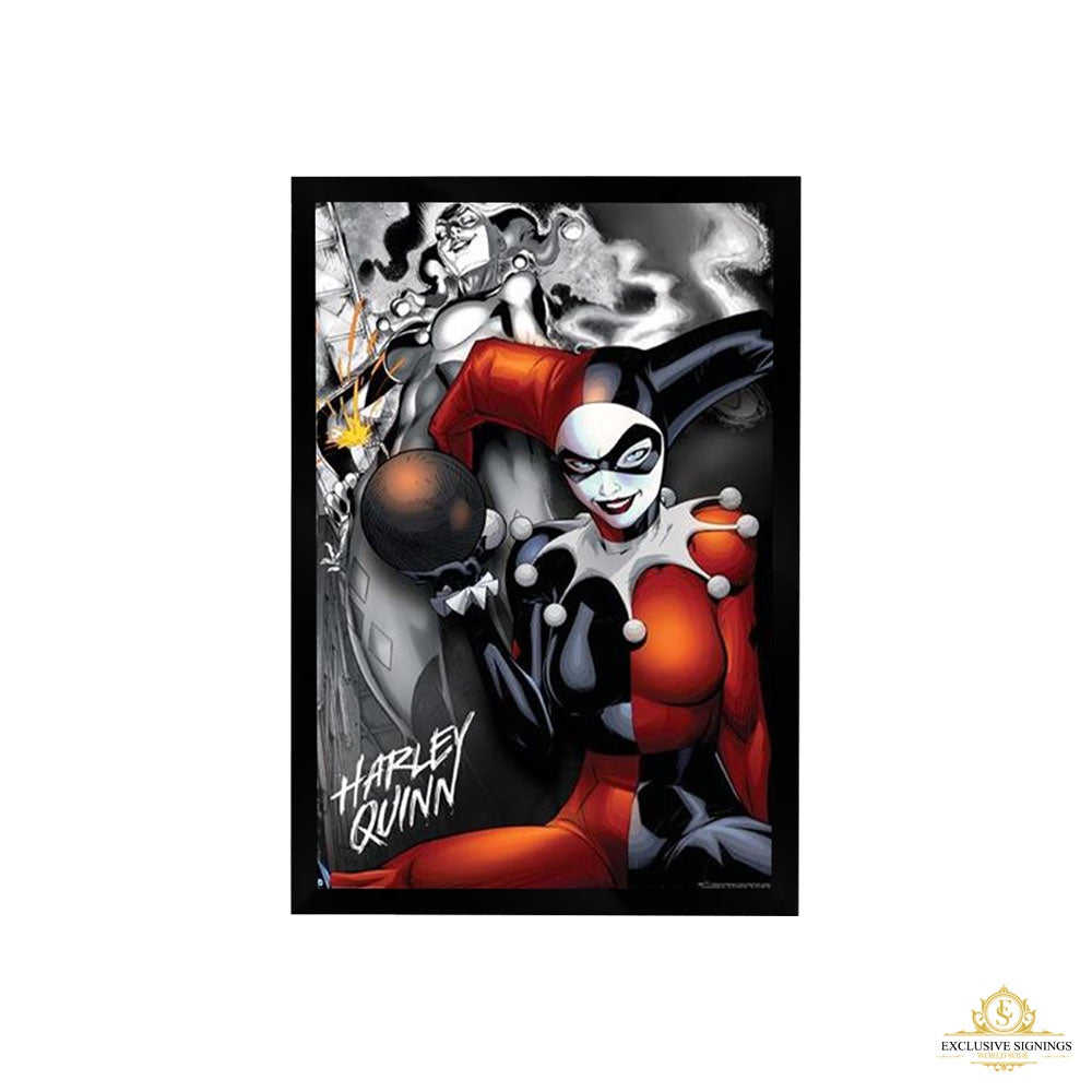 DC Comics - Harley Quinn Bomb Poster Framed