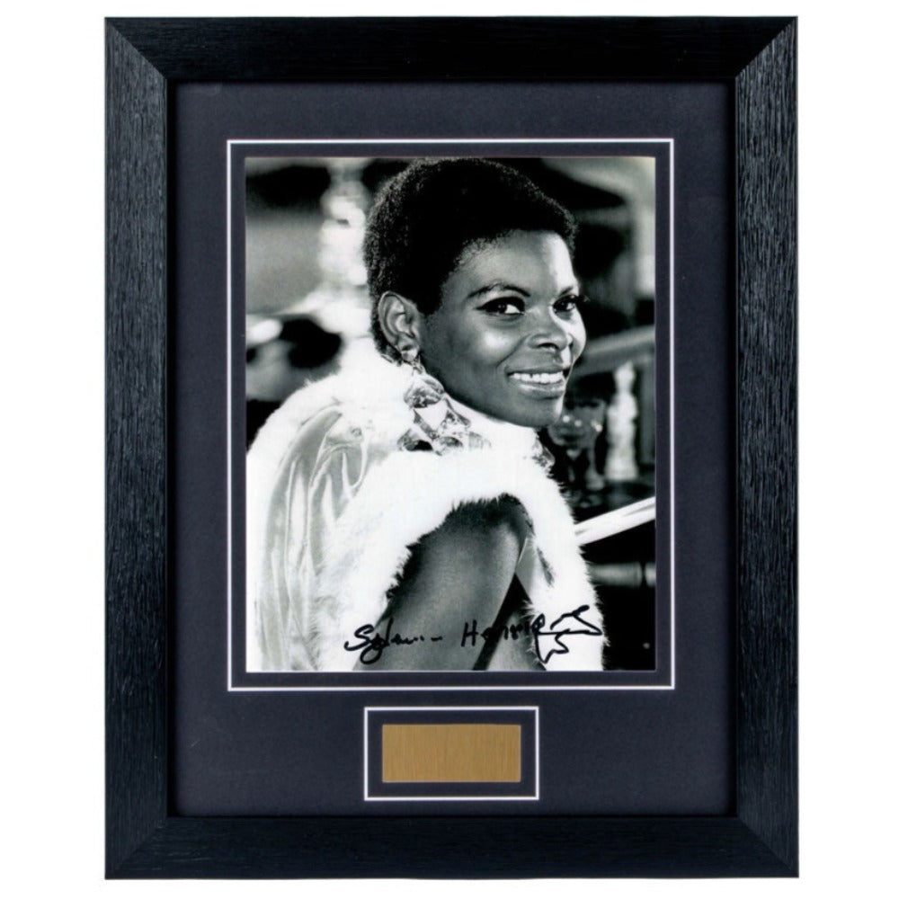 On Her Majesty's Secret Service - Sylvana Henriques James Bond Signed 8x10 Photo 2 Framed