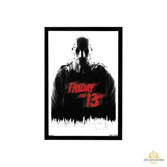Friday The 13th Jason Poster Framed