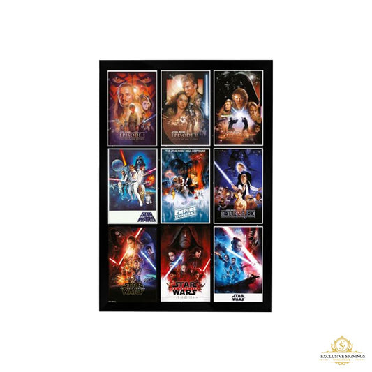 Star Wars Skywalker Saga Poster Framed