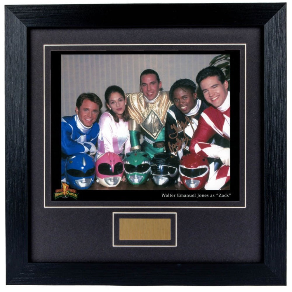 Walter Emanuel Jones Power Rangers Signed Framed Photo