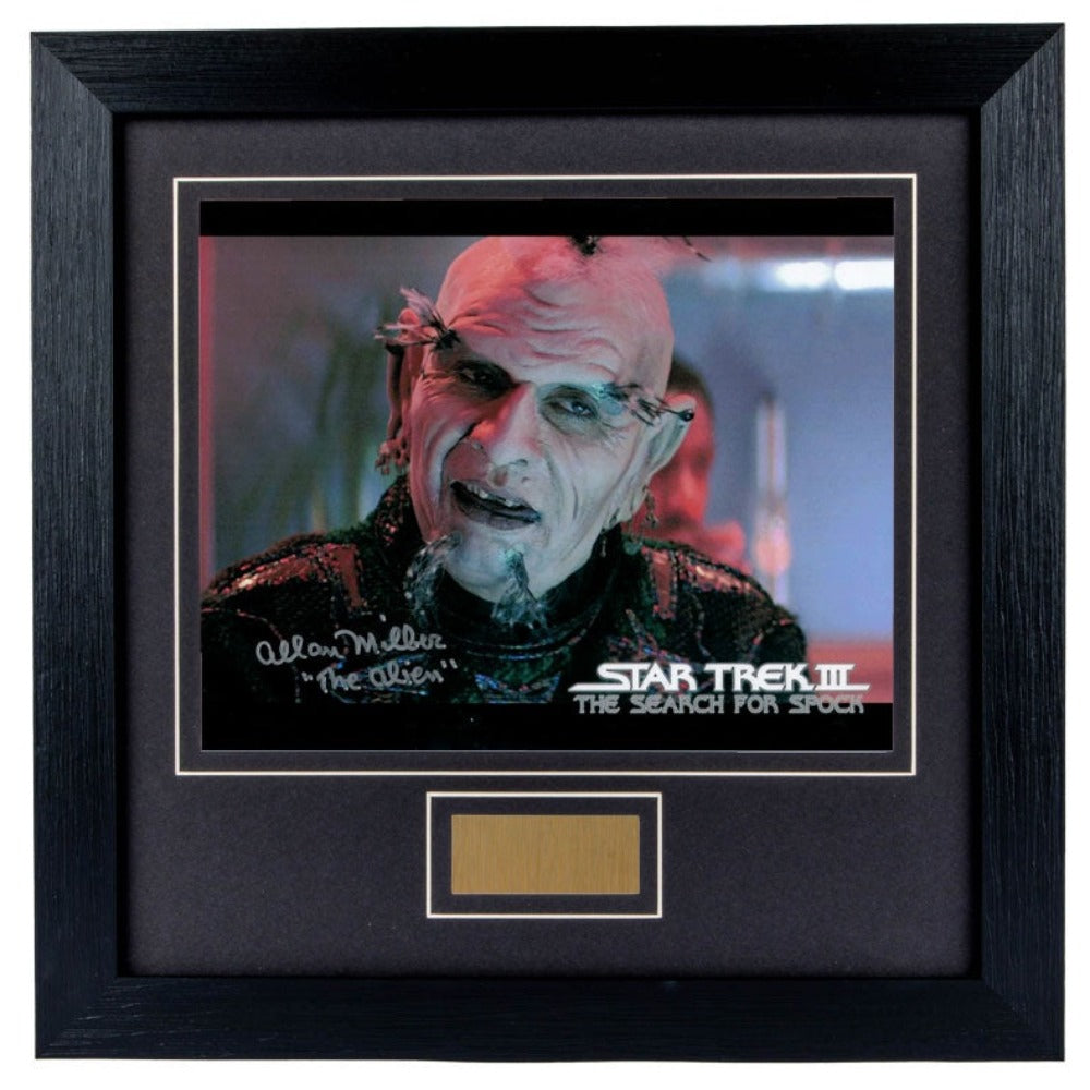 Allan Miller Star Trek Signed Framed Photo