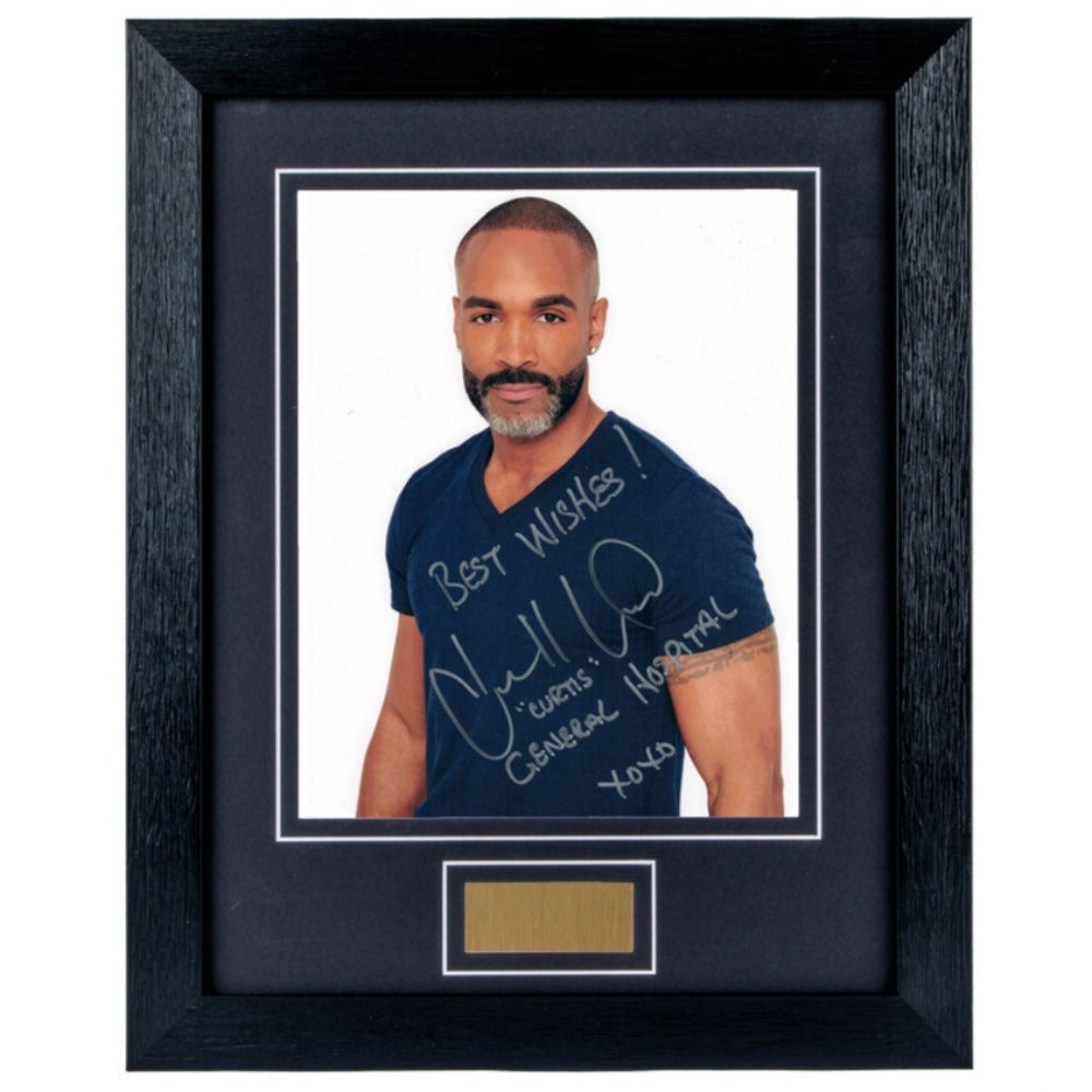 Donnell Turner General Hospital Signed Framed Photo 2