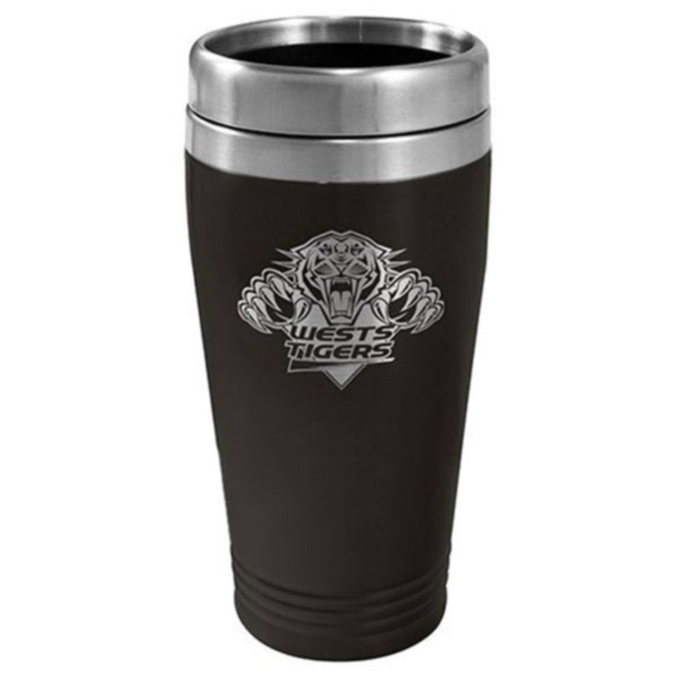 WEST TIGERS S/STEEL TRAVEL MUG