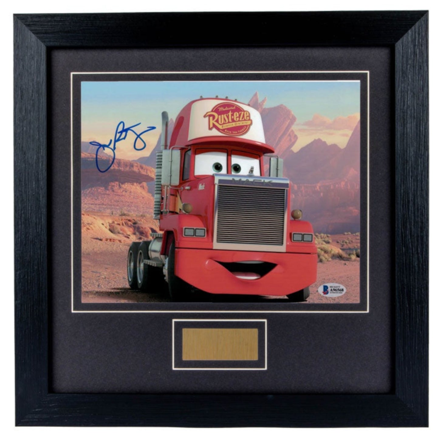 John Ratzenberger Cars Signed Framed Photo