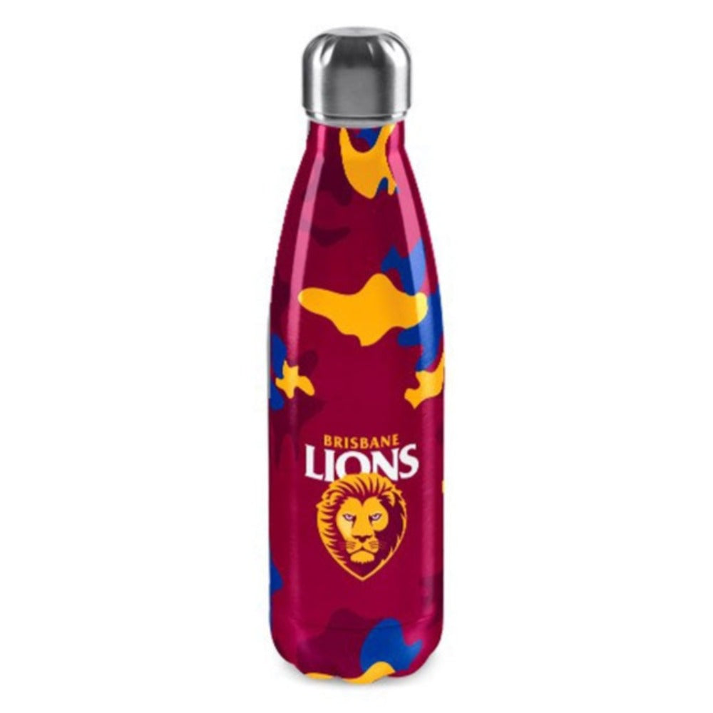 Brisbane Lions S/Steel Wrap Bottle