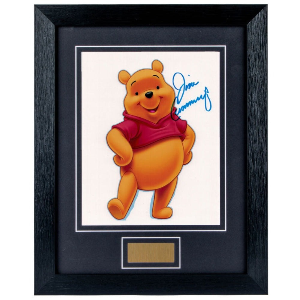 Jim Cummings Winnie The Pooh Signed Framed Photo