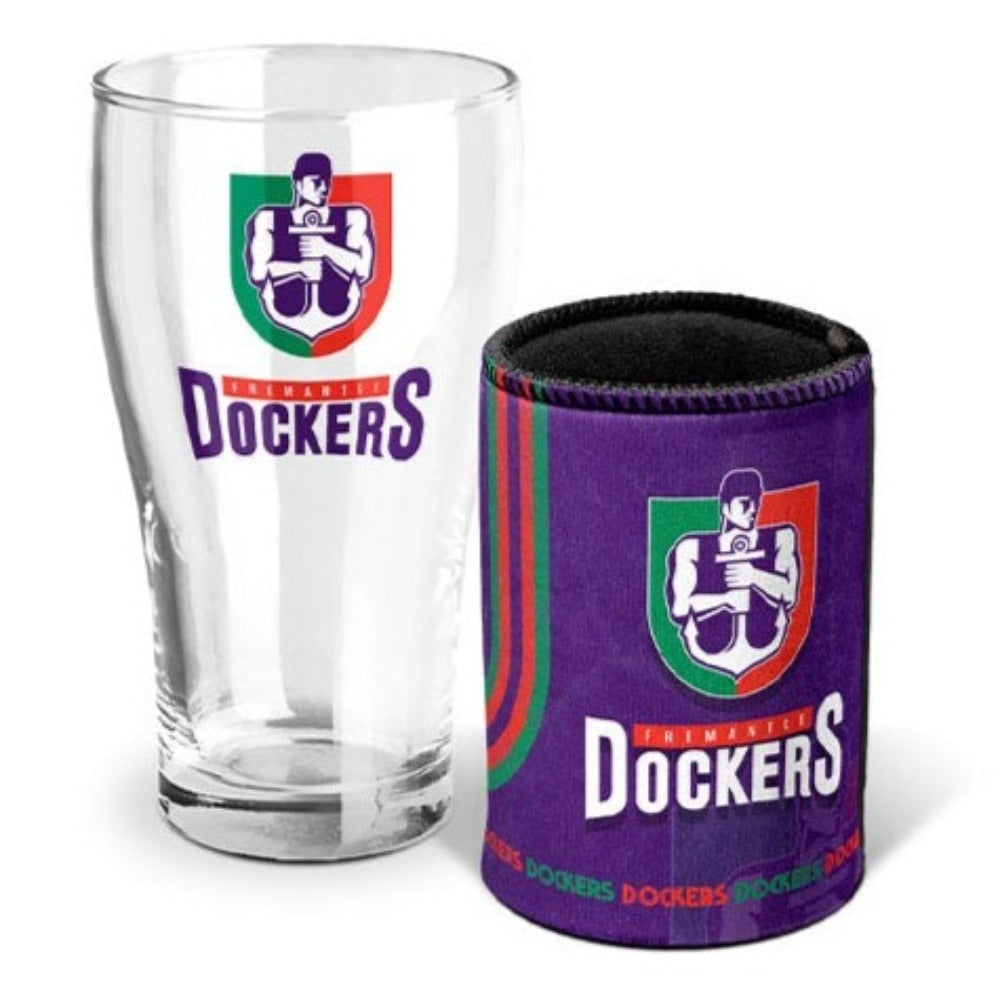 Freemantle Dockers Heritage Pint & Can Cooler Pack