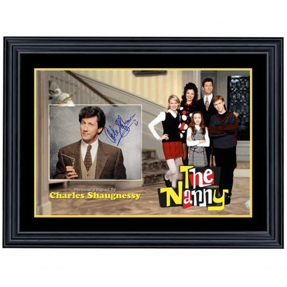 The Nanny Charles Shaughnessy Signed 8x10 Photo 1 Framed