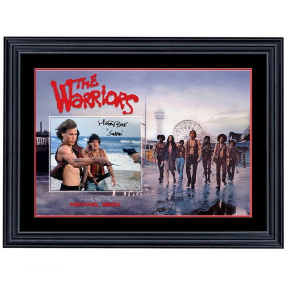 The Warriors Michael Beck Signed 8x10 Photo 2 Framed