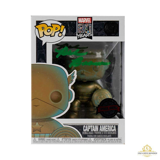 Reb Brown Captain America #497 Autographed Pop Vinyl