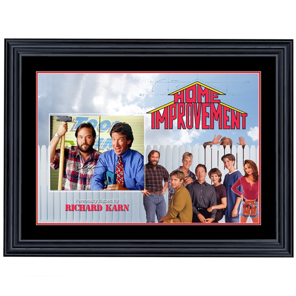 Home Improvement Richard Karn signed 8x10 photo Framed