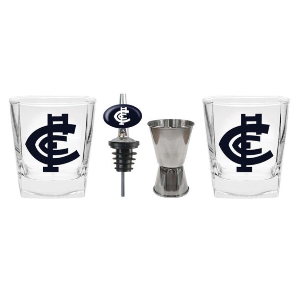 Carlton S/2 Glass Jigger & Pourer