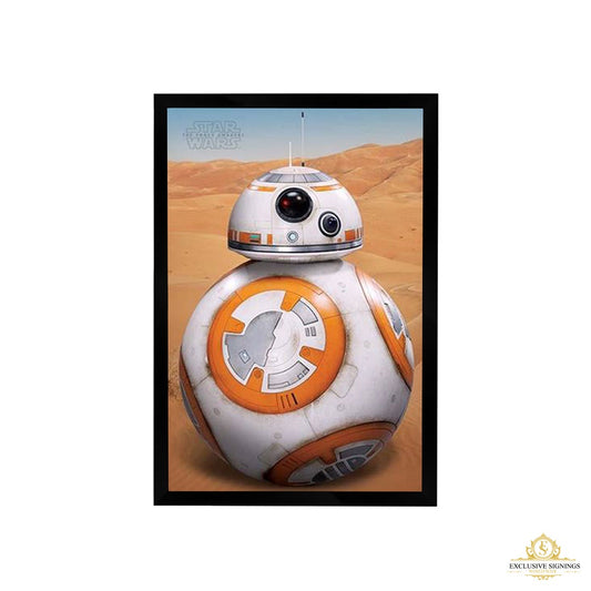 BB-8 Star Wars Poster Framed