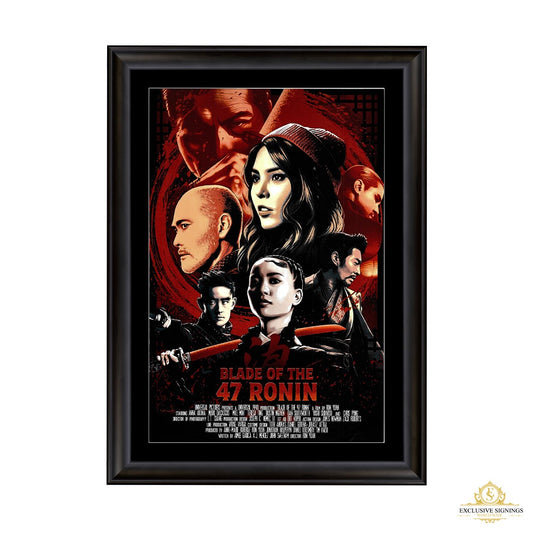 Mark Dacascos Signed Blade Of The 47 Ronin Movie Poster 2 Framed