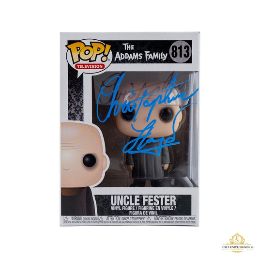 Christopher Lloyd The Addams Family Uncle Fester #813 Autographed POP Vinyl Figure