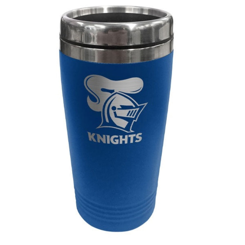 KNIGHTS STAINLESS STEEL TRAVEL MUG
