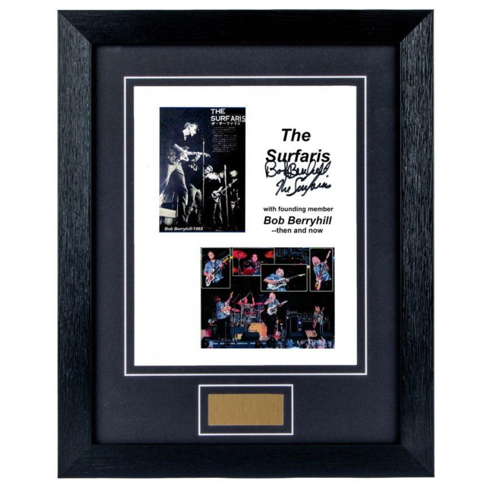 Bob Berryhill The Surfaris Signed Framed Photo 2