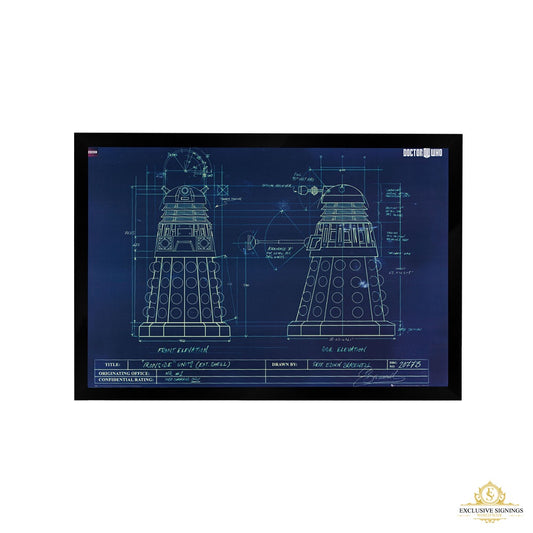 Doctor Who Dalek Movie Poster Framed