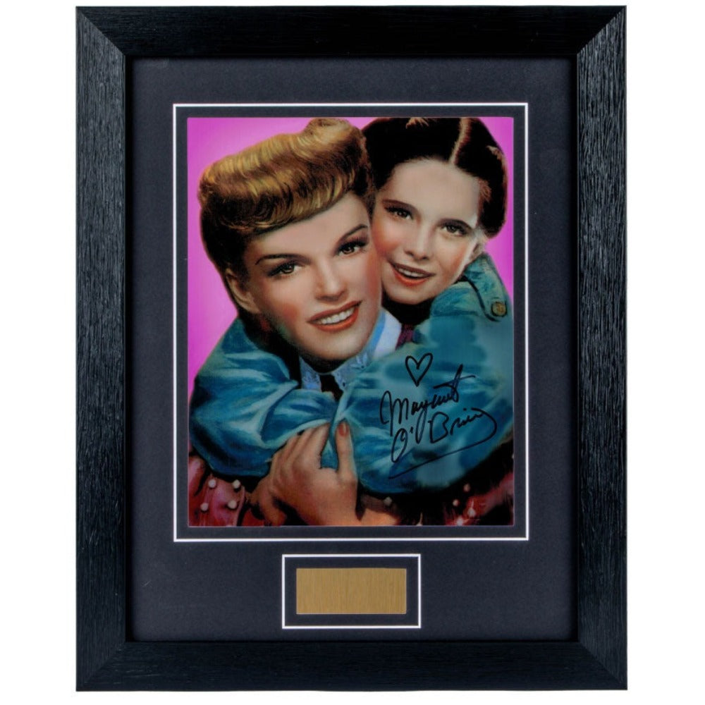 Margaret O'Brien Signed Framed Photo