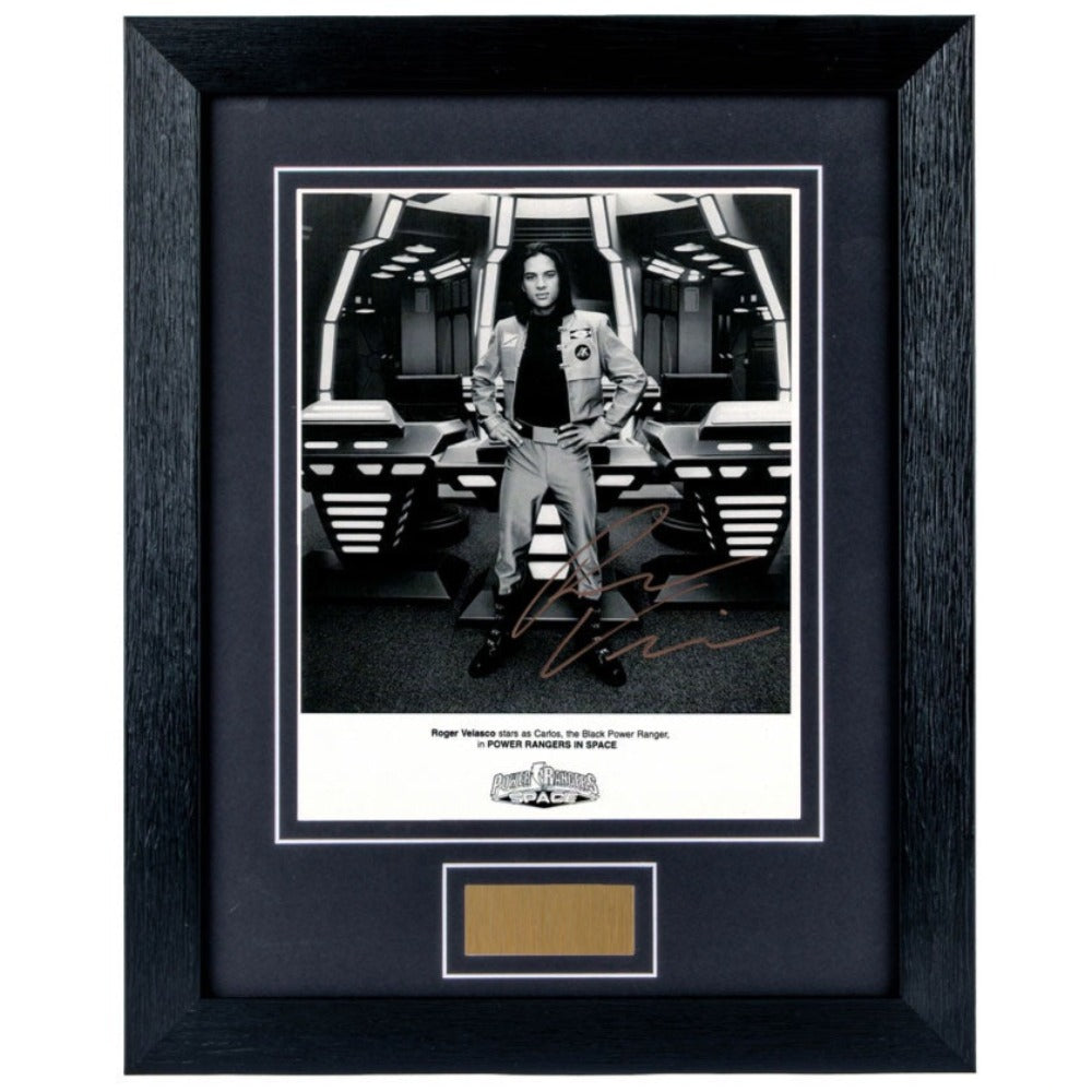 Roger Velasco Power Rangers Signed Framed Photo