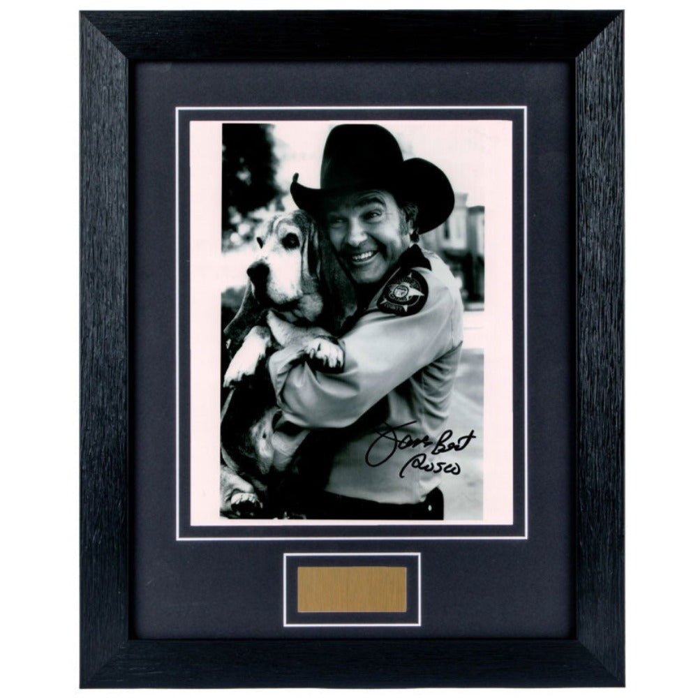 James Best Dukes of Hazzard Signed Framed Photo