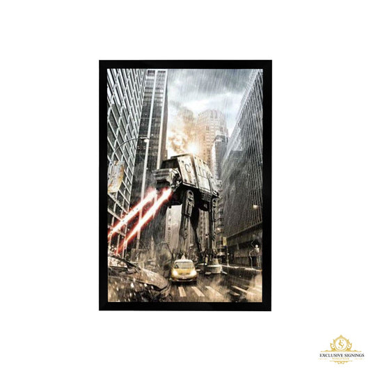 Star Wars Manhat Atan Poster Framed
