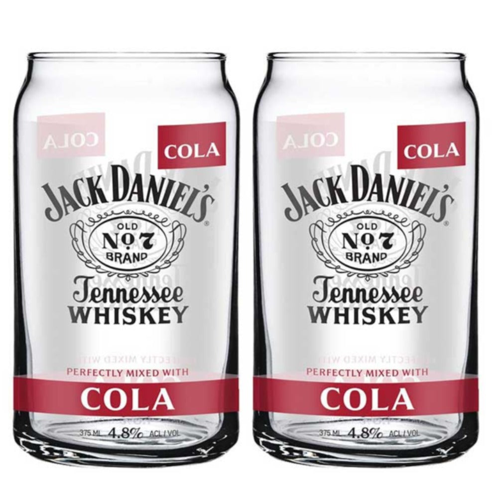 Jack Daniels Can Shaped Glasses Set of 2